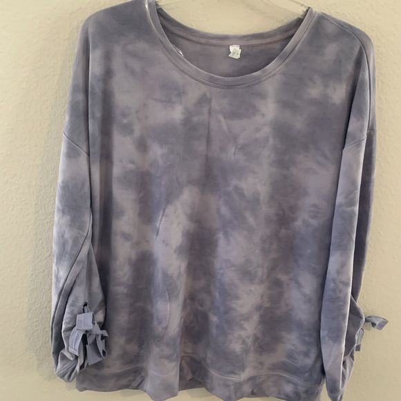 Ideology Sweatshirt Top Women's XL Marled Yoga Tranquility Plus New - Picture 3 of 11